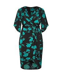 City Chic Plus Kimberly Print Maxi Dress