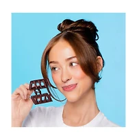 Gimme Beauty Square Extra Grip Claw Clip Double Teeth Accessory Set Perfect for Medium Hair 2 Pack