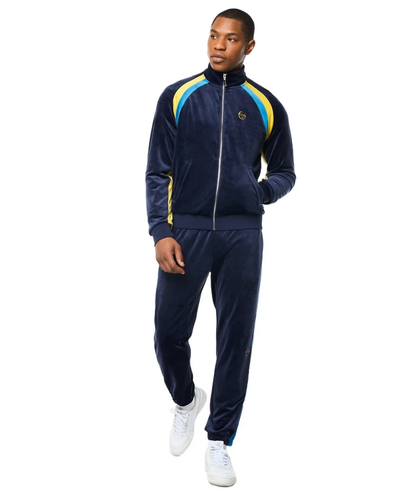 Sergio Tacchini Men's Banda Velour Track Jacket