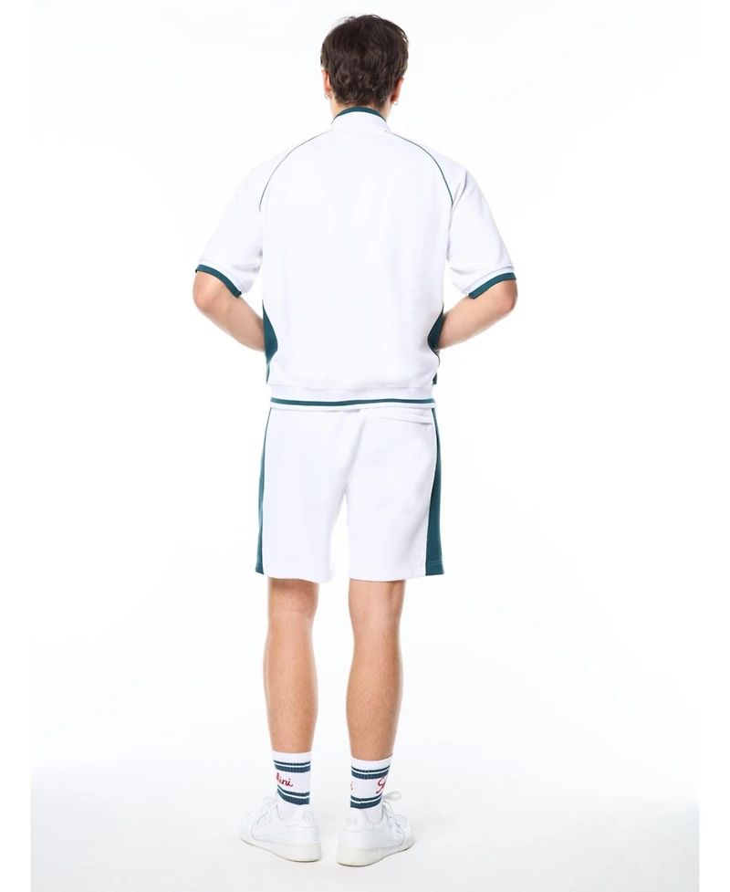 Sergio Tacchini Men's Pannello Short Sleeve Track Jacket