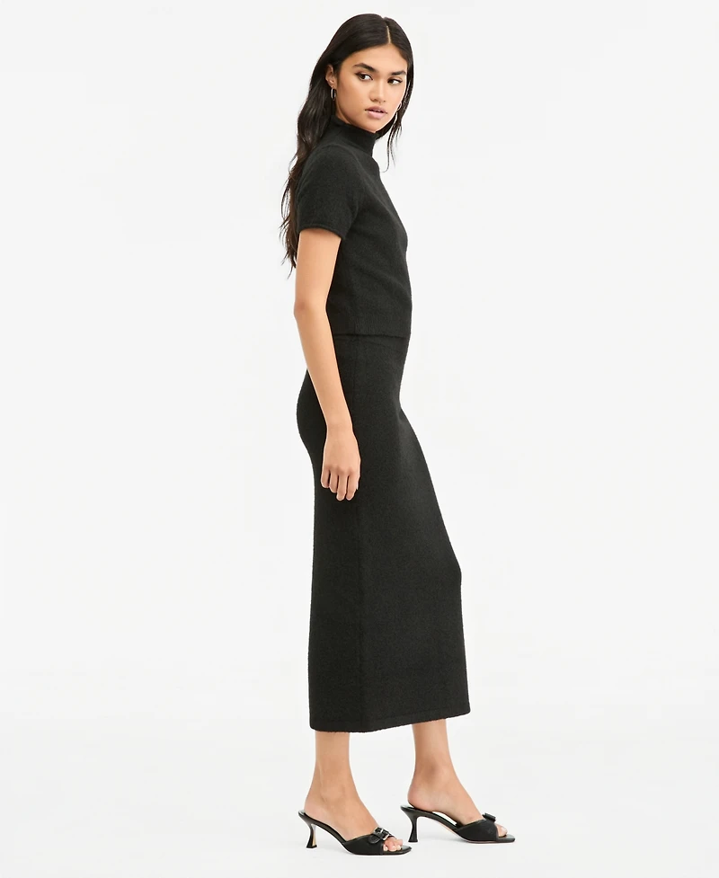 Bar Iii Women's Sweater-Knit High-Waisted Maxi Skirt, Macy's Exclusive