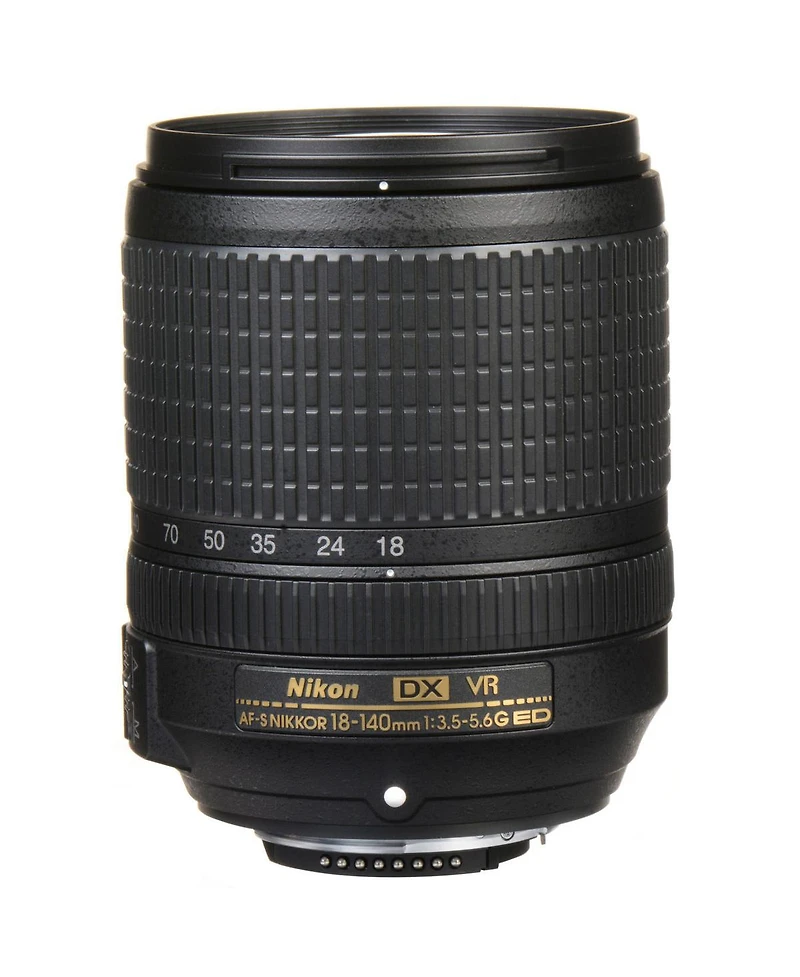 Nikon 18-140mm f/3.5-5.6G Ed Af-s Dx Nikkor Vr Lens, Bundle with Slik U8800L 3-Section Aluminum Tripod with Hybrid 3-Way Pan Head, Cleaning Kit,