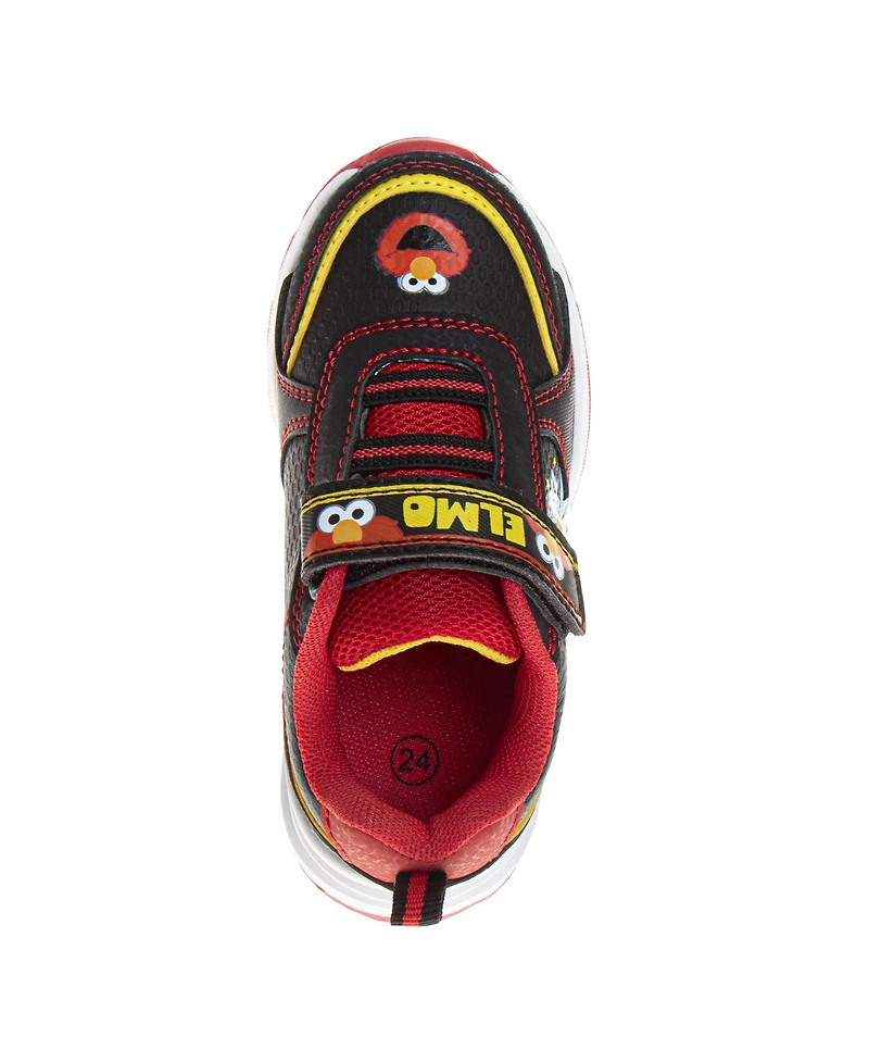 Sesame Street Kids (5-11) Elmo Light Up Hook and Loop Fashion Sneaker (Toddler / Kid)