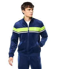 Sergio Tacchini Men's Damarindo Velour Track Jacket