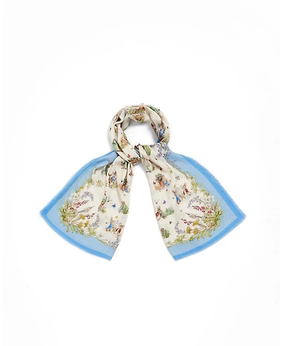 Fable England Women's Peter Rabbit Rectangle Scarf