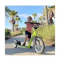 Sevorley Adjustable Handlebar All-Terrain Tires Kids Kick Scooter, Ages 3+