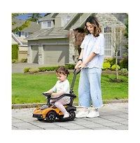 Sevorley 2-in-1 Toddler Ride-On Car with Horn and Storage, Ages 18-36 months