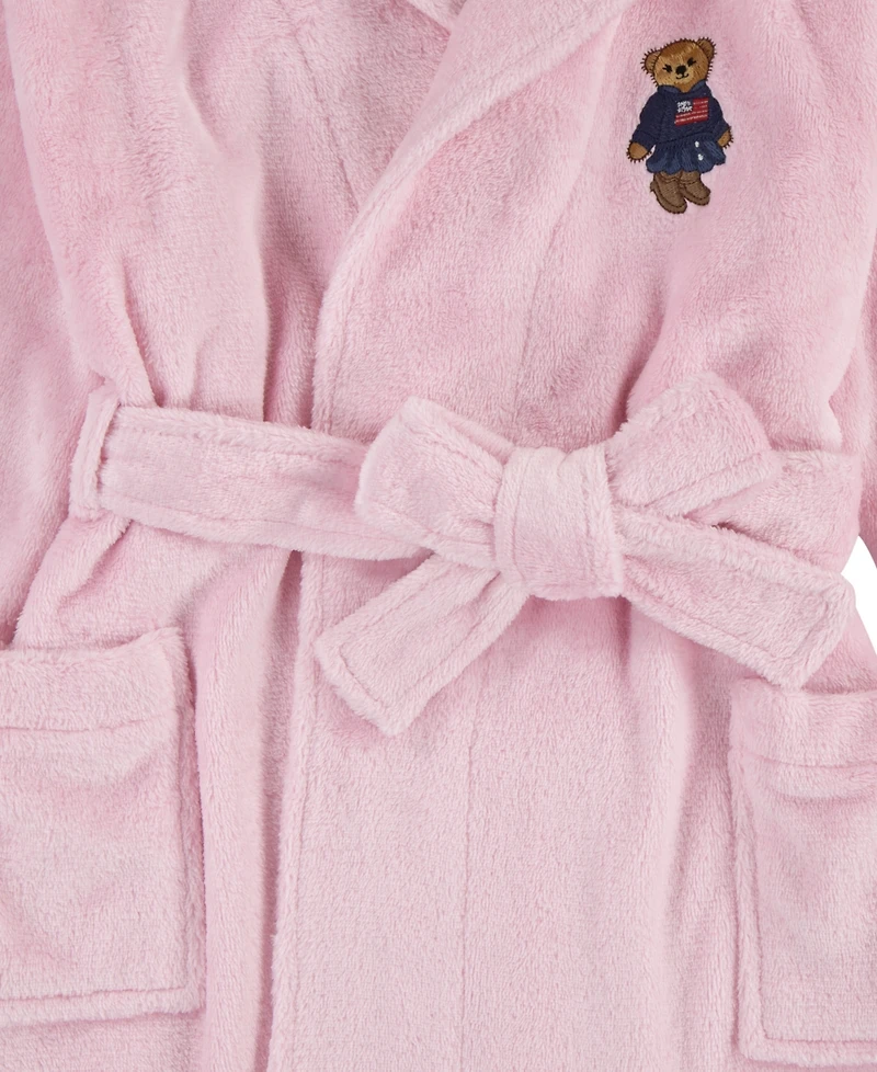 Polo Ralph Lauren Girls' 7-16 Bear Terry Robe