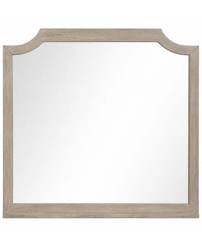 Sadie 36" Wood Framed Beveled Edge Bedroom Mirror, Macy's Exclusive