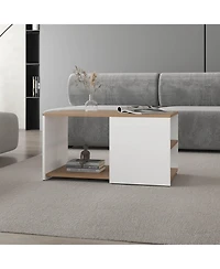 Fm Furniture Kaibito Coffee Table with Open Storage
