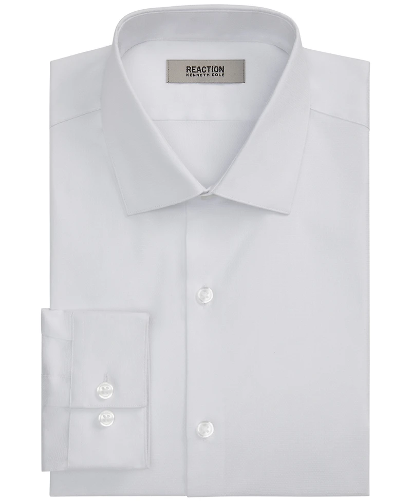 Kenneth Cole Reaction Men's Technicole Slim-Fit Spread-Collar Dress Shirt