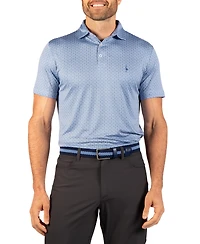 TailorByrd Men's Diamond Geo Performance Polo
