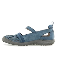 Jbu Women's Rya-Wide Mary Jane Round Toe Flats