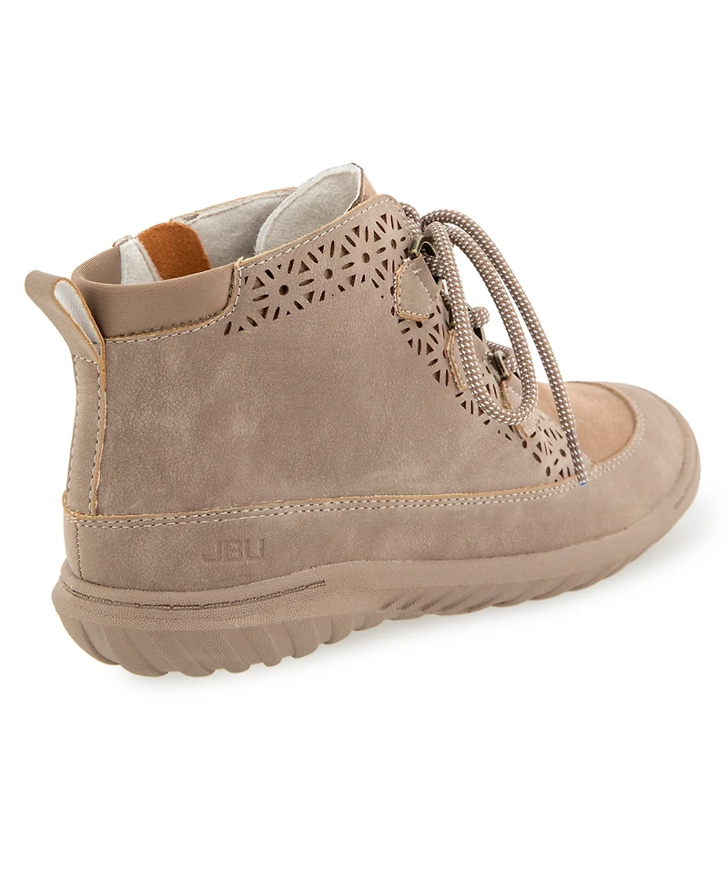 Jbu Women's Roxanne Water-Resistant Lace-Up Casual Booties