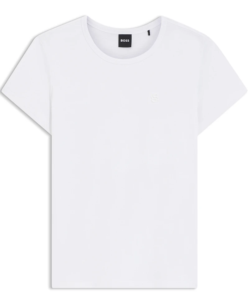 Boss by Hugo Women's Evyta Slim-Fit Embroidered Logo T-Shirt