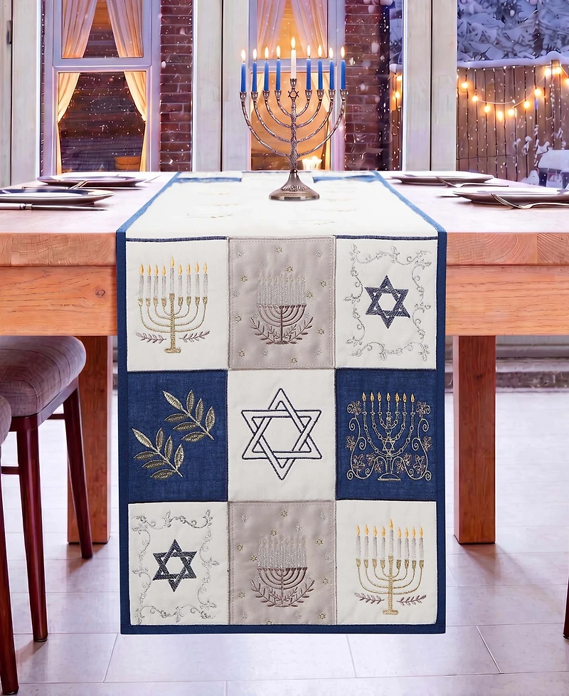 Avanti Festival Patch Table Runner, 14" x 72"