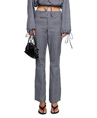 Lioness Women's Totti Wide-Leg Stripe Pants