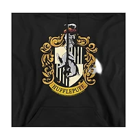 Harry Potter Men's Hufflepuff Crest Pull-Over Hoodie