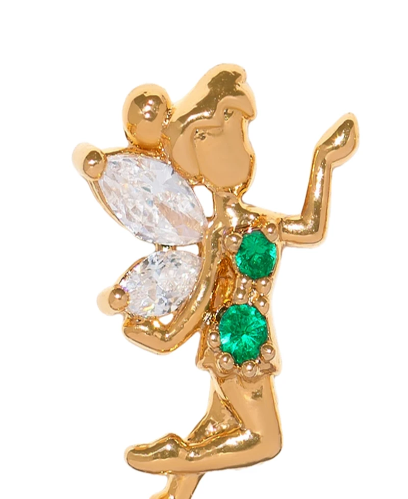 Girls Crew Crystal Disney Tinker Bell Pixie Dust Earrings