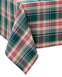 Elrene Holiday Fireside Plaid Tablecloth