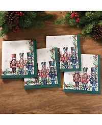 Elrene Royal Nutcracker Napkins, Set of 4