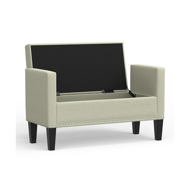 Glenwillow Home Storage Bench with Nailhead