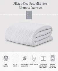 Ella Jayne Allergy-Free Dust Mite Free Mattress Protector, California King