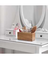 Danrong Wood Desk Organizer 4 Slot Desktop Storage Holder