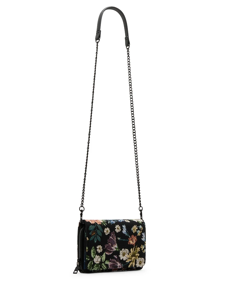 Betsey Johnson Tapestry Small Crossbody Handbag