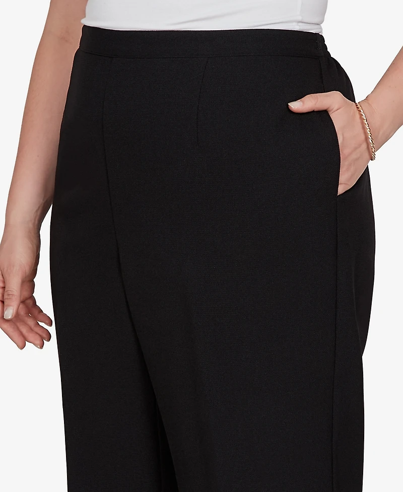 Alfred Dunner Plus Pull-On Straight-Leg Pants