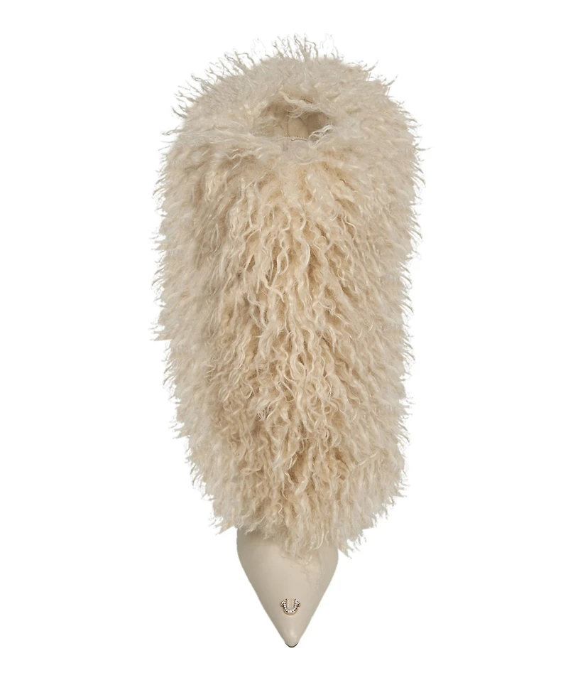 True Religion Women's Carter Faux Fur Boot
