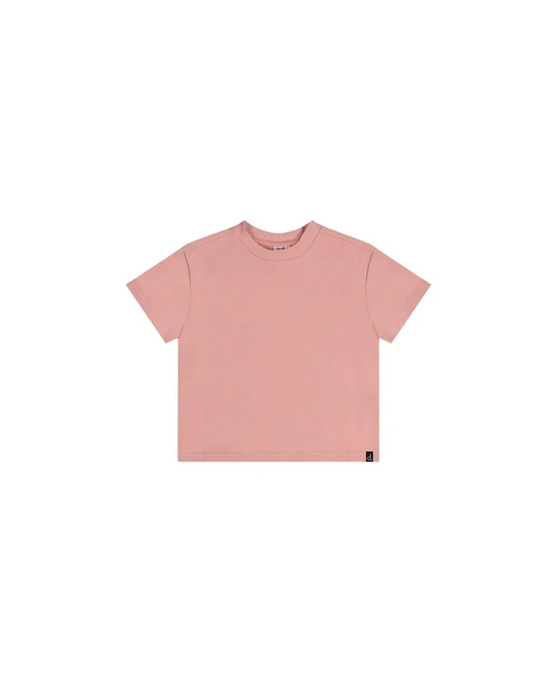Deux par Toddler Girls (2T - 5T) Heavy Jersey Wide Short Sleeve T-Shirt