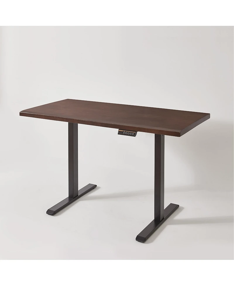 Clihome Electric Standing Desk, Adjustable Height Sit Stand Desk, Ergonomic Home Office Desk with 2-Tier Legs