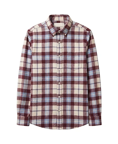Hope & Henry Little and Big Boys' Organic Long Sleeve Flannel Button Down Shirt