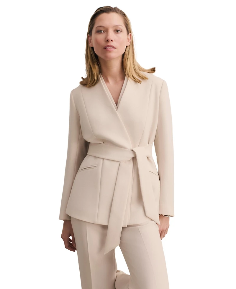 The Fold Women's Selsey Doppio Crepe Blazer