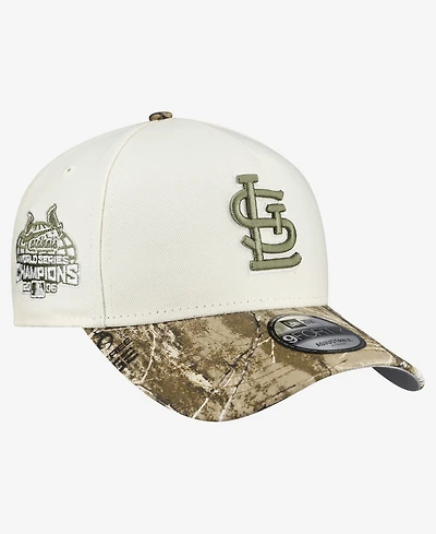 New Era Men's Khaki/Realtree Camo St. Louis Cardinals 9FORTY A-Frame Adjustable Hat