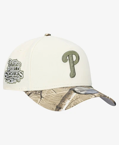 New Era Men's Khaki/Realtree Camo Philadelphia Phillies 9FORTY A-Frame Adjustable Hat
