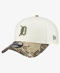 New Era Men's Khaki/Realtree Camo Detroit Tigers 9FORTY A-Frame Adjustable Hat