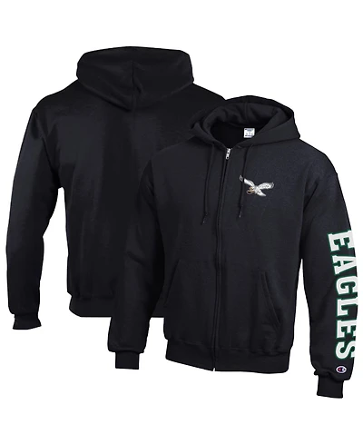 Champion Men's Philadelphia Eagles Powerblend Full-Zip Fleece Hoodie