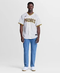 Nike Men's San Diego Padres Mason Miller Home Replica V-Neck Short-Sleeve Jersey