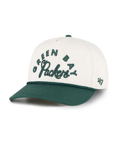 '47 Brand Women's Natural Green Bay Packers Rope Script Hitch Adjustable Hat