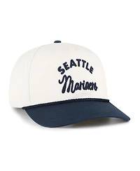 '47 Brand Men's Natural/Navy Seattle Mariners Rope Script Hitch Adjustable Hat