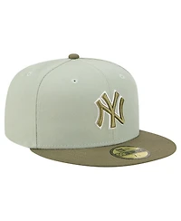 New Era Men's /Olive York Yankees Color Pack 59FIFTY Fitted Hat