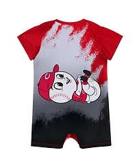 Outerstuff Baby Boys and Girls Red Cincinnati Reds Mascot Bodysuit
