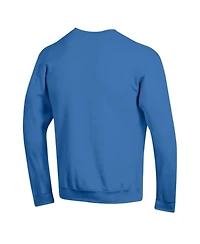 Champion Men's Detroit Lions Powerblend Crewneck Pullover Fleece Sweatshirt