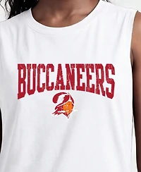 Champion Women's Tampa Bay Buccaneers Distressed Muscle Tank Top