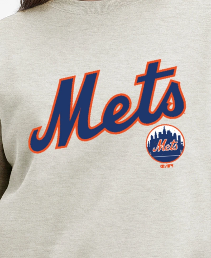Champion Women's Oatmeal New York Mets All-Star Sweatshirt