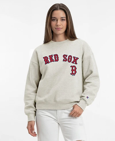 Champion Women's Oatmeal Boston Red Sox All-Star Sweatshirt