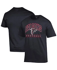Champion Men's Atlanta Falcons Screen Print Dropped Shoulder T-Shirt