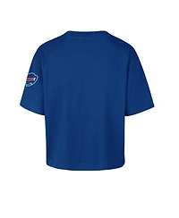 '47 Brand Women's Buffalo Bills Call Out Reed City Relaxed Fit Cropped Graphic Tee